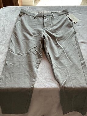 H&M Light Gray Men's Dress Pants - Slim Tailored Look